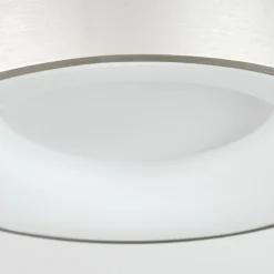 Plafonnier Playas LED Argenté, Blanc, 1 lumière