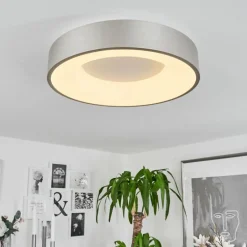 Plafonnier Playas LED Argenté, Blanc, 1 lumière