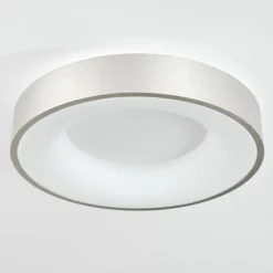 Plafonnier Playas LED Argenté, Blanc, 1 lumière