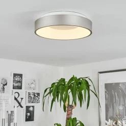 Plafonnier Playas LED Argenté, Blanc, 1 lumière