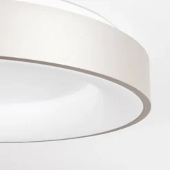 Plafonnier Playas LED Argenté, Blanc, 1 lumière