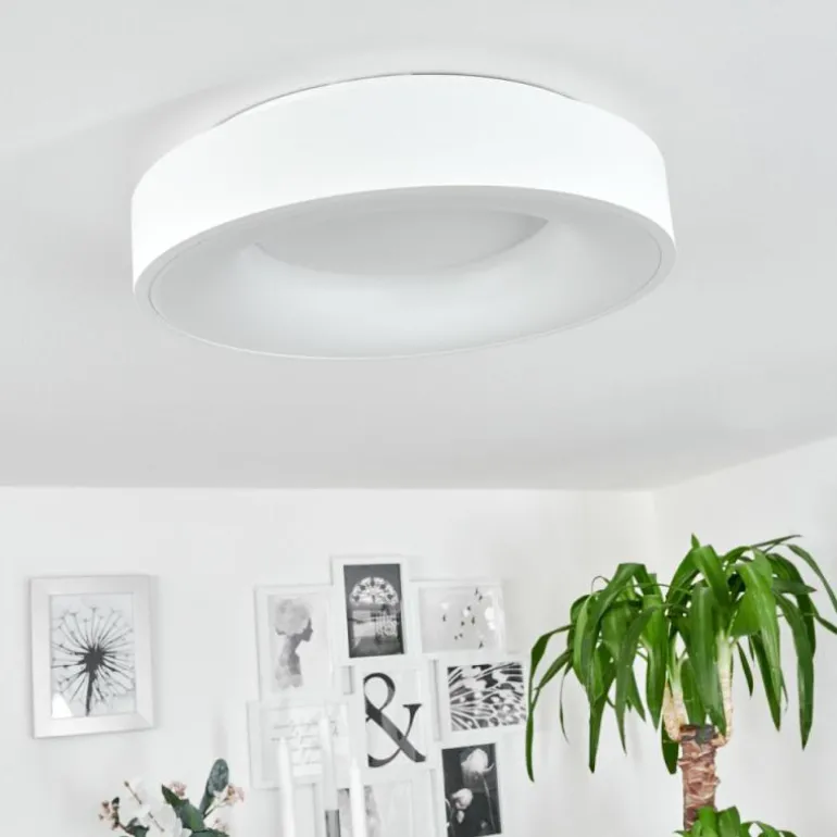 Plafonnier Playas LED Blanc, 1 lumière
