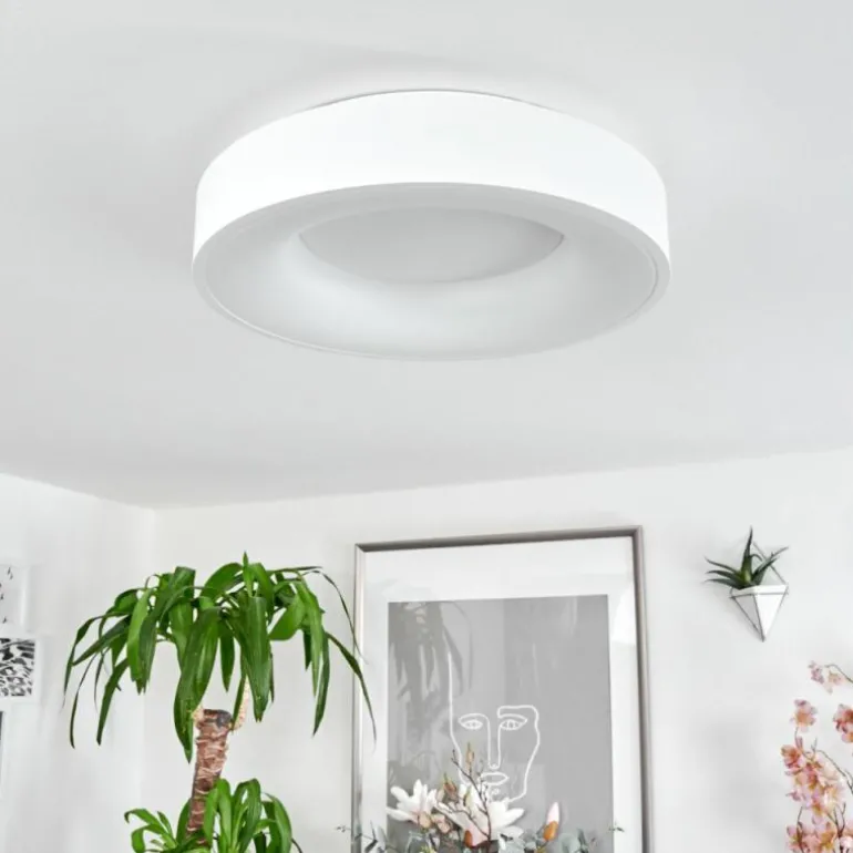 Plafonnier Playas LED Blanc, 1 lumière