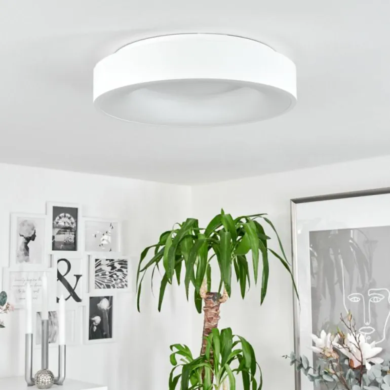 Plafonnier Playas LED Blanc, 1 lumière