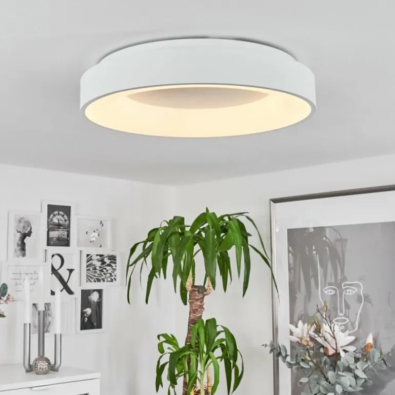 Plafonnier Playas LED Blanc, 1 lumière
