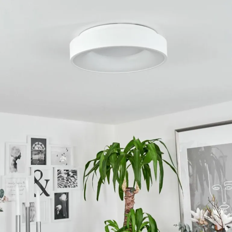 Plafonnier Playas LED Blanc, 1 lumière
