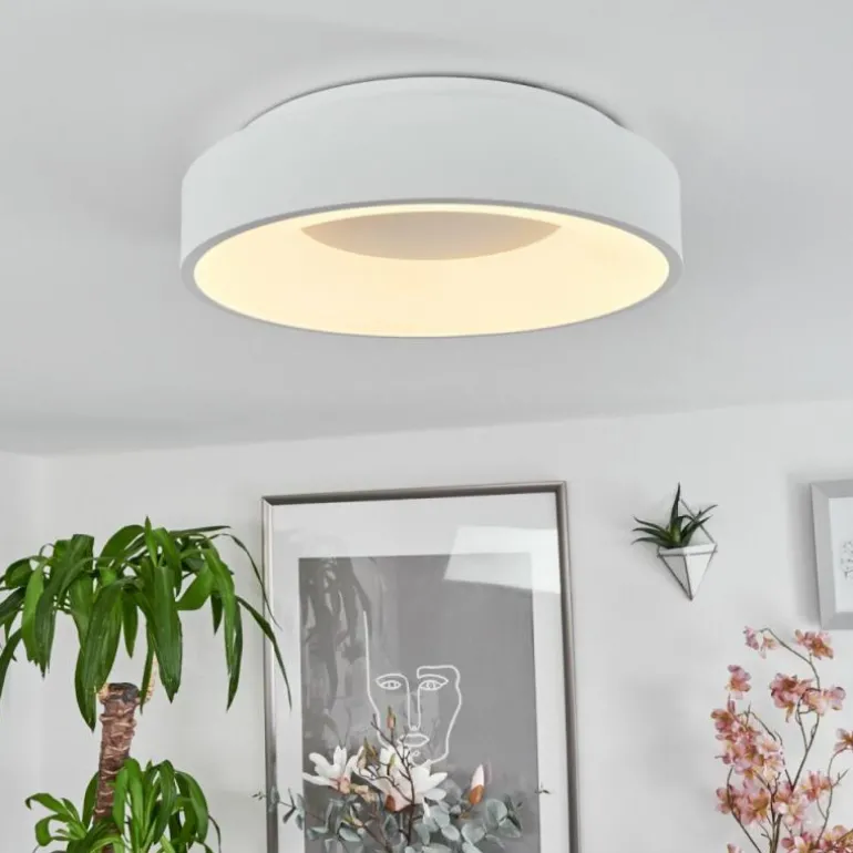 Plafonnier Playas LED Blanc, 1 lumière
