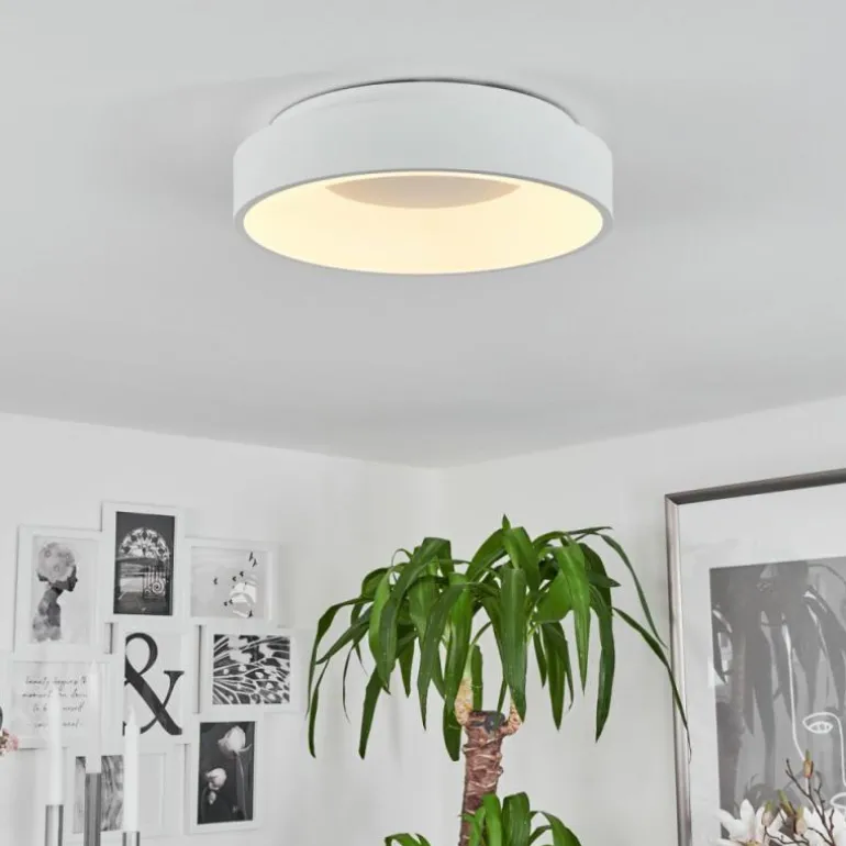 Plafonnier Playas LED Blanc, 1 lumière