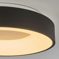 Plafonnier Playas LED Noir, Blanc, 1 lumière