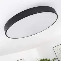 Plafonnier Plovdiv LED Blanc, 1 lumière, Télécommandes