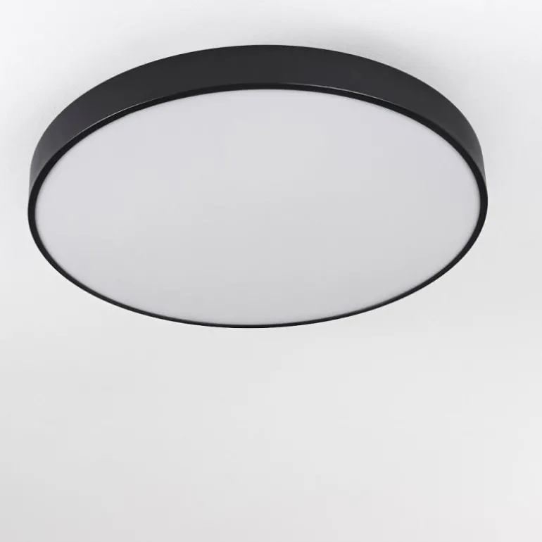 Plafonnier Plovdiv LED Blanc, 1 lumière, Télécommandes