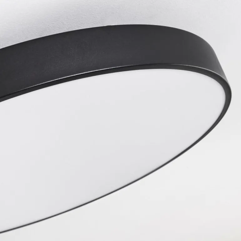 Plafonnier Plovdiv LED Blanc, 1 lumière, Télécommandes