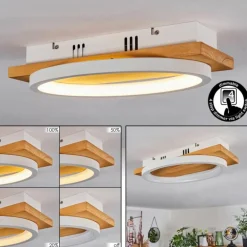 Plafonnier Pompu LED Écru, 1 lumière