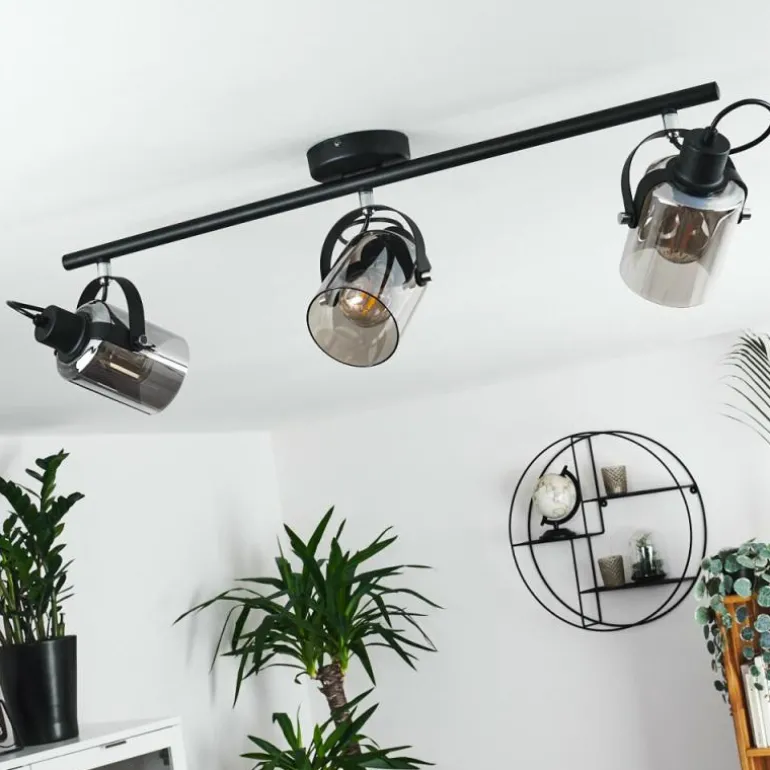 Plafonnier Quieri Noir, 3 lumières