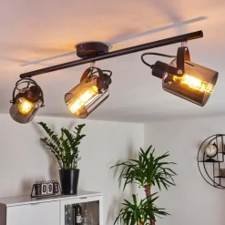 Plafonnier Quieri Noir, 3 lumières