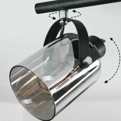 Plafonnier Quieri Noir, 2 lumières