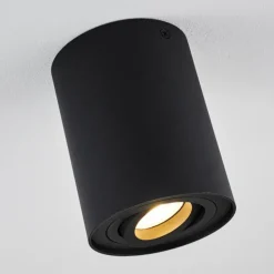 Plafonnier Quimper Noir, 1 lumière