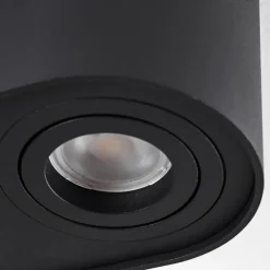 Plafonnier Quimper Noir, 2 lumières