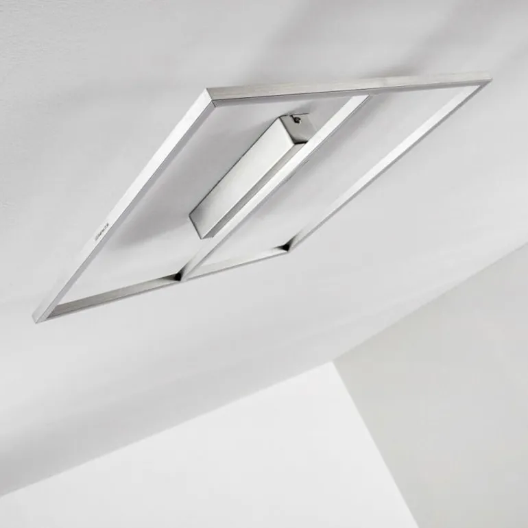 Plafonnier Rauma LED Nickel mat, 1 lumière