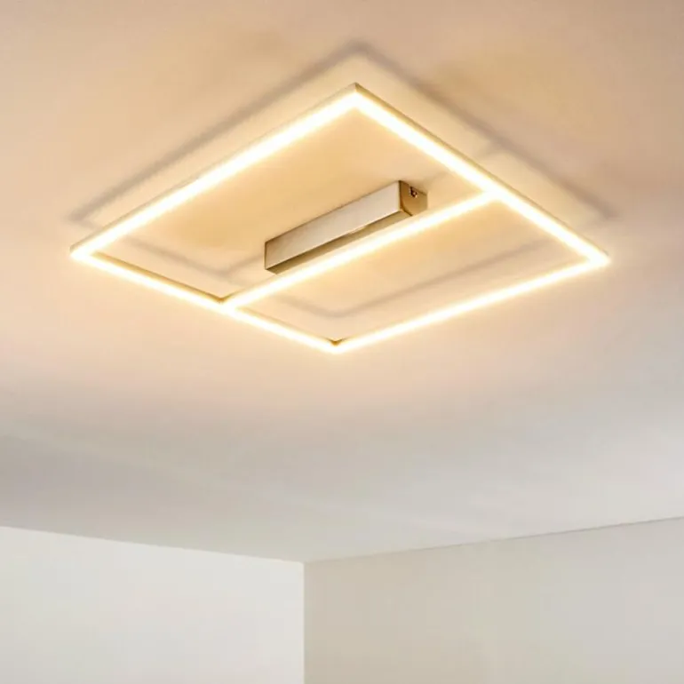 Plafonnier Rauma LED Nickel mat, 1 lumière