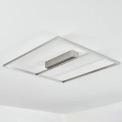 Plafonnier Rauma LED Nickel mat, 1 lumière