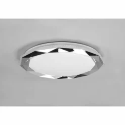 Plafonnier Reality Ando LED Chrome, 1 lumière, Télécommandes