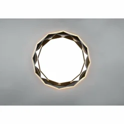 Plafonnier Reality Ando LED Chrome, 1 lumière, Télécommandes