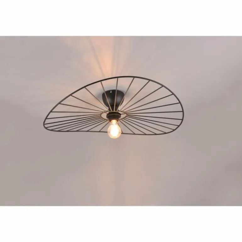 Plafonnier Reality CHAPEAU Noir, 1 lumière