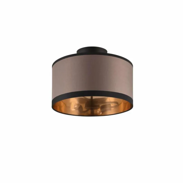 Plafonnier Reality DAVOS Noir, 2 lumières