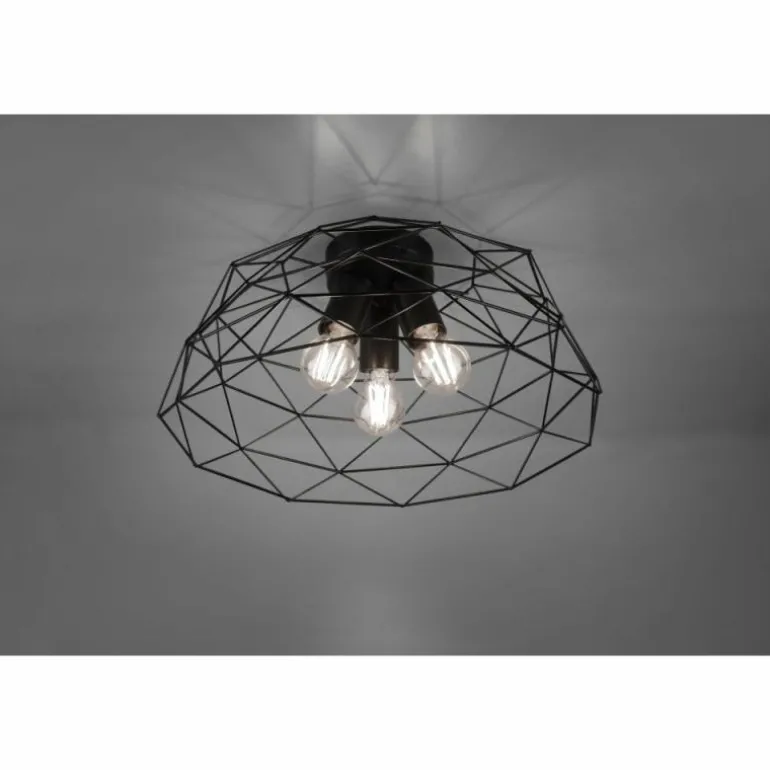 Plafonnier Reality Haval Noir, 3 lumières