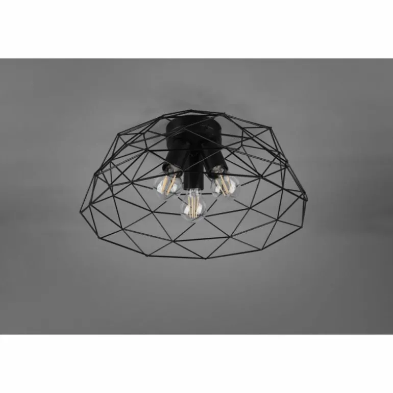 Plafonnier Reality Haval Noir, 3 lumières