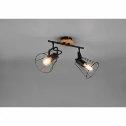 Plafonnier Reality Jaipur Noir, 2 lumières