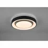 Plafonnier Reality Mona LED Noir, 1 lumière, Changeur de couleurs