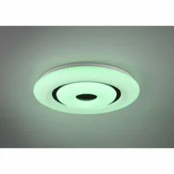 Plafonnier Reality Rana LED Noir, Blanc, 1 lumière, Télécommandes, Changeur de couleurs