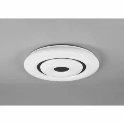 Plafonnier Reality Rana LED Noir, Blanc, 1 lumière, Télécommandes, Changeur de couleurs