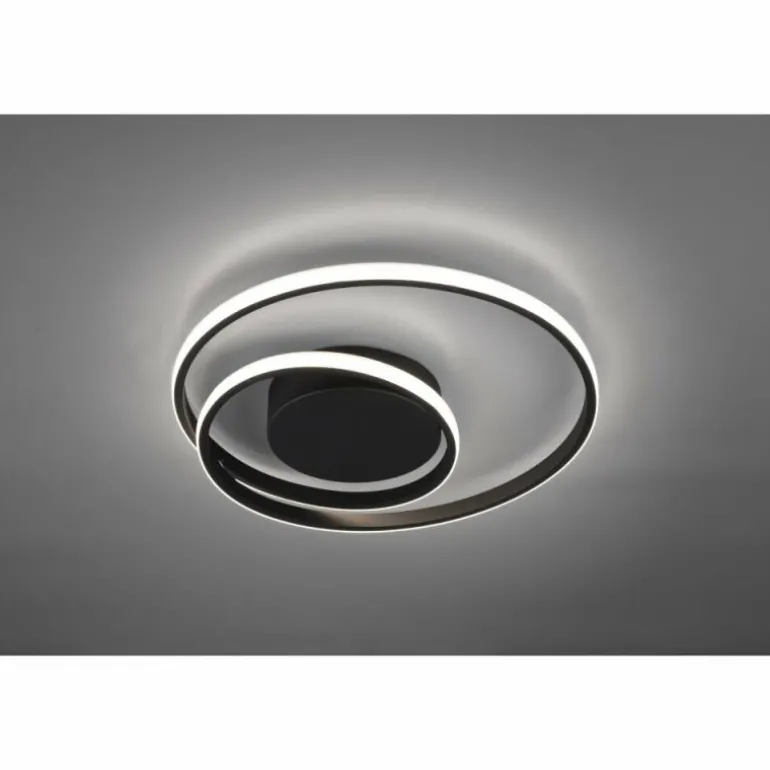 Plafonnier Reality Zibal LED Noir, 1 lumière