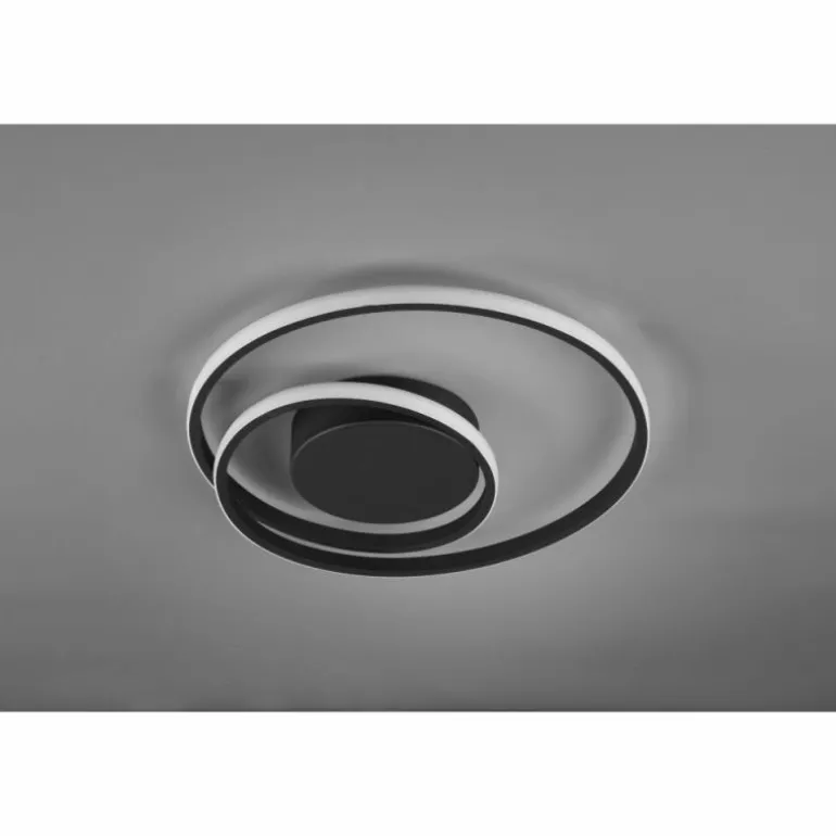 Plafonnier Reality Zibal LED Noir, 1 lumière