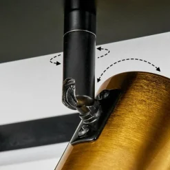 Plafonnier Reboleiro LED Noir, 3 lumières