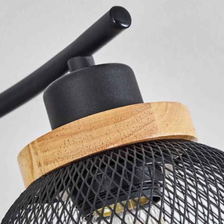 Plafonnier Reiden Noir, 4 lumières