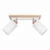 Plafonnier Represita Bois clair, 2 lumières