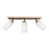 Plafonnier Represita Bois clair, 3 lumières