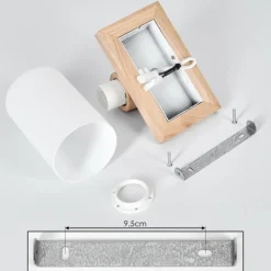 Plafonnier Represita Écru, Blanc, 1 lumière