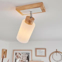 Plafonnier Represita Écru, Blanc, 1 lumière