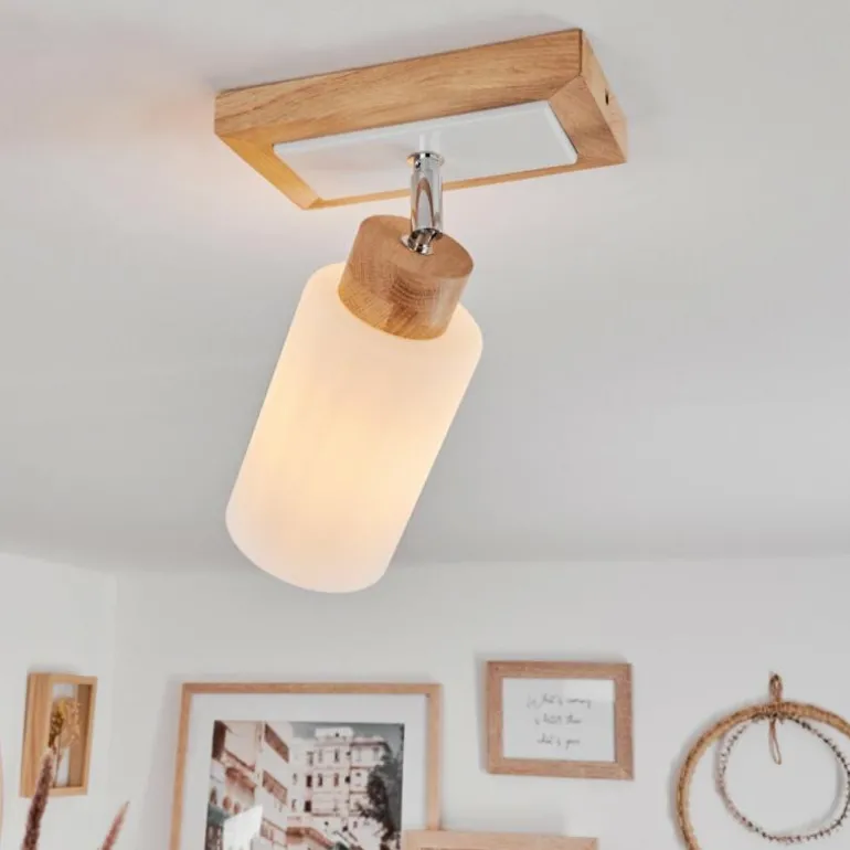 Plafonnier Represita Écru, Blanc, 1 lumière