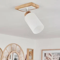 Plafonnier Represita Écru, Blanc, 1 lumière