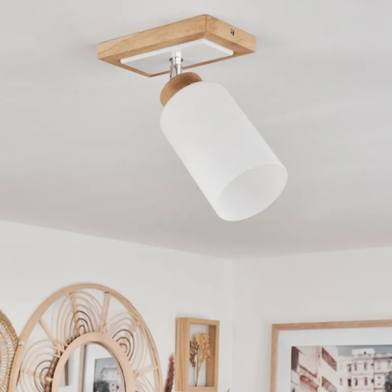 Plafonnier Represita Écru, Blanc, 1 lumière