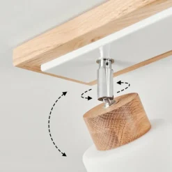 Plafonnier Represita Écru, Blanc, 2 lumières