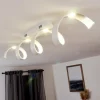 Plafonnier Rezat LED Blanc, 1 lumière