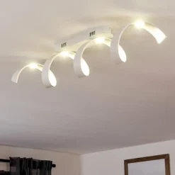 Plafonnier Rezat LED Blanc, 1 lumière