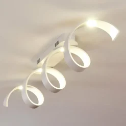 Plafonnier Rezat LED Blanc, 1 lumière